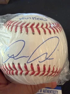 Luis Medina Signed Rawlings ROMLB Baseball w/ Lets Go Yankees PSA COA - Picture 1 of 5