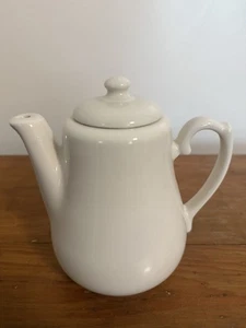 Homer Laughlin Kaffee-/Teekanne Vintage weiß - Bild 1 von 5