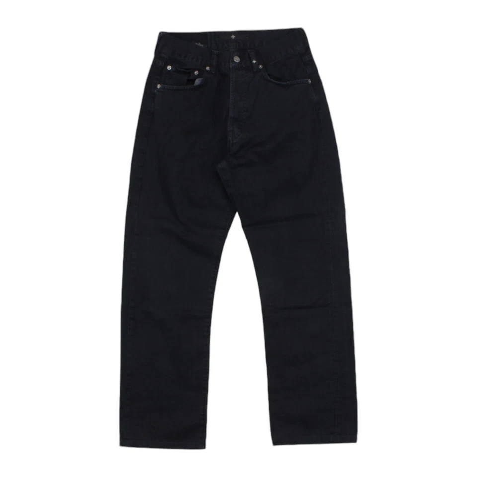 Stone Island Jeans Mens W27 L27 Black Made In Italy Button Fly Regular Fit - image 1 of 4