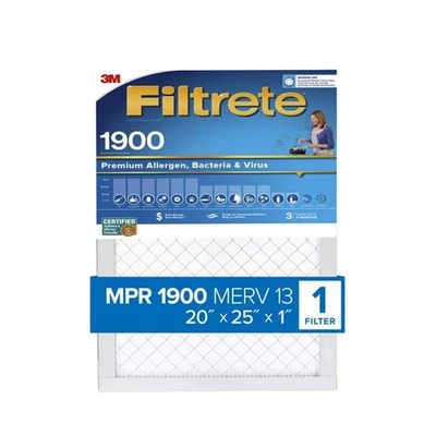 Filtros de reducción de alérgenos 3M UA03-4 Filtrete Ultimate 20x25x1 pulg. (Pack de 4) Foto 1 de 4