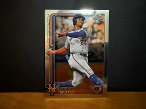 Juan Soto 2025 Topps Chrome New York Mets #200 in Nice Condition! - Picture 1 of 6