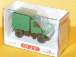 Wiking - Polizei Unimog U 1700 - 1/87 - 037404 - Neu&Ovp - Bild 1 von 2