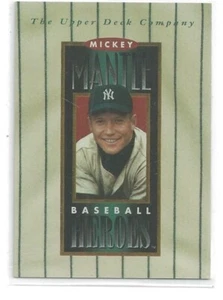 1994 UPPER DECK BASEBALL HEROES HEADER NNO MICKEY MANTLE YANKEES MINT L@@K - Picture 1 of 1