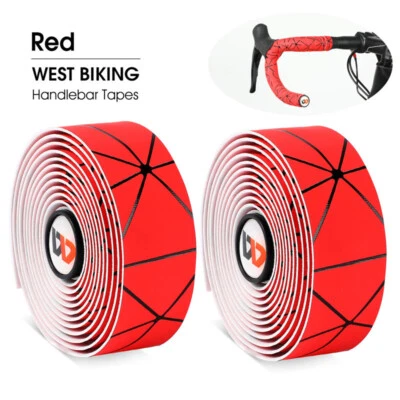 WEST BIKING Soft Road Bike Bicycle Handlebar Tape Cycling Handle Bar Wrap Tapes - Image 1 of 4