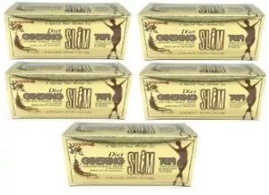 5 Boxes Diet Ginseng Slim Tea 18 Tea Bags Dieter Energy Drink Extra Strength - Picture 1 of 3