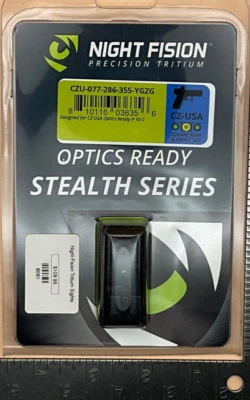 NIGHT FISION PRECISION TRITIUM OPTICS READY STEALTH SERIES CZ-USA P-10 C - Image 1 of 4