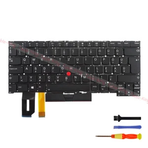 Tastiera ungherese retroilluminata per Lenovo Thinkpad T490S/T495S/X1 Extreme Gen1 Gen2 - Foto 1 di 6
