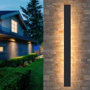 LED Wall Light 150 cm Waterproof Outdoor Lamp Exterior Lights Long Strip Modern - Picture 1 of 12