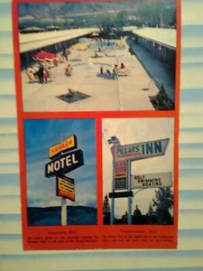 VINTAGE POST CARD THE SAHARA MOTEL VANOUVER B.C. CANADA - Picture 1 of 12
