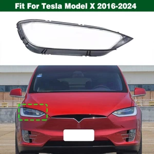 Cubierta de lente de faro transparente derecho carcasa + sellador para Tesla modelo X 2016-2024 - Imagen 1 de 11