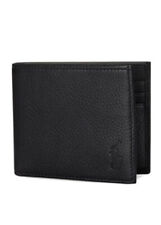 Polo Ralph Lauren 271154 Billfold Leather Wallet - Black