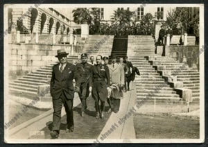 MUSSOLINI 19 a STRESA ISOLA BELLA 1935 FOTOKARTE real photo LICHT - Bild 1 von 2