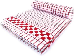 Classic Kitchen Dish Towels with Hanging Loop - Heavy Duty Absorbent Dish Clothe - Picture 1 of 7
