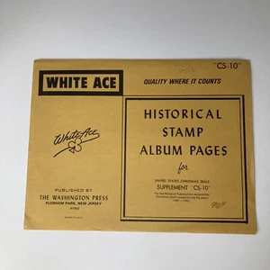 White Ace Historical Stamp Album Pages Supplement CS-10 1981-83 Washington Press - Picture 1 of 9