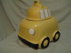 VTG McCoy YELLOW TAXI Cookie Jar marked 352/USA*