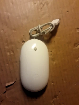 Apple Mouse Multi Control Wired USB 2.0 Mighty Mouse With Scroll Ball A1152 - Image 1 of 4