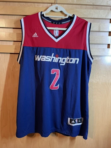 Washington Wizards John Wall #2 Size XL Adidas NBA Jersey w/ Tags Red/White/Blue Cover