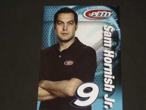 2015 SAM HORNISH JR. #9 RICHARD PETTY MOTORSPORTS NASCAR POSTCARD Cover