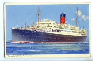 LS1077 - Cunard Liner - Franken - Künstler Kenneth Schuhschmied - Postkarte - Bild 1 von 1