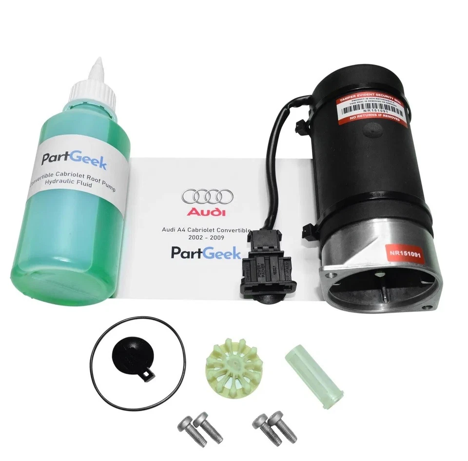 Audi A4 Cabriolet Conversível Hood/unidade de motor Bomba de telhado melhorado 2002-2009 - Imagem 1 de 1