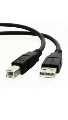5ft USB Cable Printer Lead A TO B Male High Speed 2.0 Epson Kodak HP - NEW - Image 1 of 4