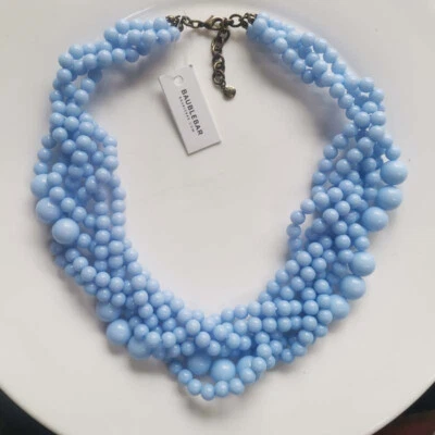 18" New Baublebar Collar Statement Necklace Gift Vintage Women Party Jewelry - Image 1 of 4