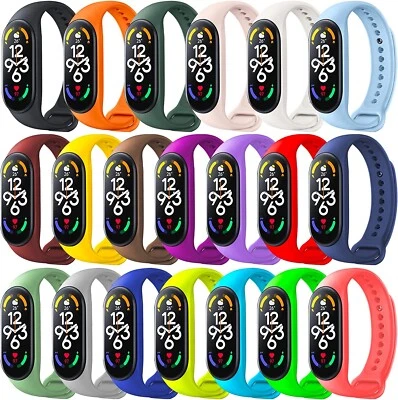 CINTURINO PER XIAOMI MI BAND 3 4 5 6 BRACCIALE SMART WATCH IN TPU STRAP ♥
