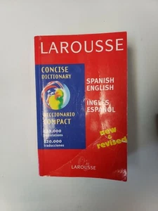 Larousse English/Spanish Dictionary. Compact, New and Revised, Paperpack - Picture 1 of 5