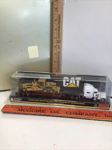 H.O. Peterbilt Semi -Trailer W/ Caterpillar Road Grader (#0124) - Picture 1 of 3