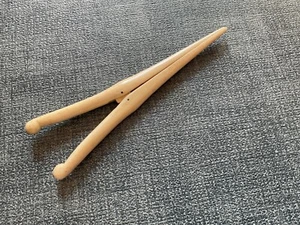 Antique Victorian carved bovine Bone Ladies Glove Stretcher 6 1/2" Long - Picture 1 of 2