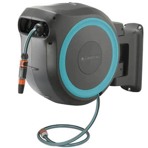 Gardena Wall Mounted Automatic Roll Up Retractable Hose Reel 1/2" / 12.5mm 35m - Picture 1 of 10