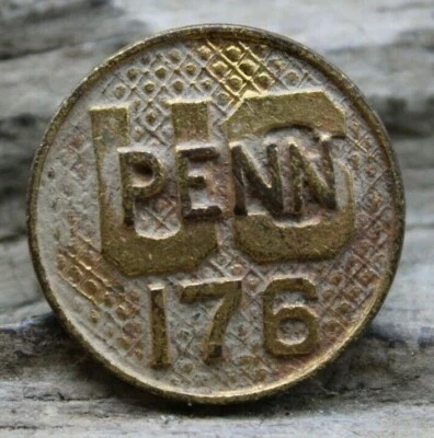 RARO LATÓN GUARDIA NACIONAL DE ESTADOS UNIDOS PENNSYLVANIA 176 INSIGNIA ATORNILLADA 25,3 mm (Q3F2) Foto 1 de 3