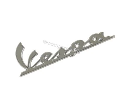 620530 OEM "VESPA" Cromo Insignia Etiqueta Frontal 946 GT GTS GTV LX LXV S Sprint 50 Foto 1 de 4