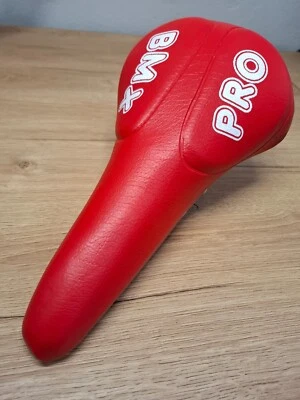Selle BMX rétro vintage pour pièces de vélo neuve dans sa boîte NOS GES - rou... - Photo 1/4