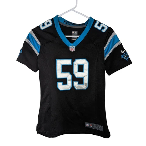 Womens Nike On Field Luke Kuechly #59 Carolina Panthers NFL Jersey Size Medium Cover