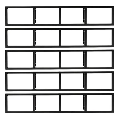 SENDERPICK 5PCs 34 In Video Game Rack Media Storage Shelves for Wall, CD DVD Storage Shelf
