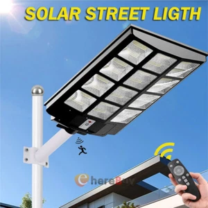 Outdoor Solar Wall Lights LED Motion Sensor Bright Flood Street Lamp 3 Modes - Picture 1 of 104