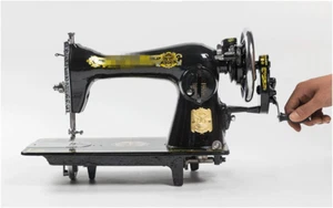 Sewing Machine Hand Crank Compatible with Singer Spoked Wheel Treadle Sewing ... - Picture 1 of 7