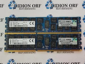 Set of 2 KINGSTON 16GB DDR3 SERVER RAM 1600 MHz 2Rx4 HP672612-081, SKU 8432 - Picture 1 of 1