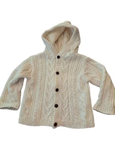 Eastland 2T Aran Style Cable Preppy Cardigan Wool Acrylic - Picture 1 of 4