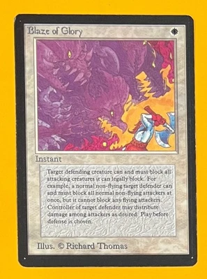 MTG BLAZE OF GLORY Beta (OldManMTG 012-524) - Image 1 of 4