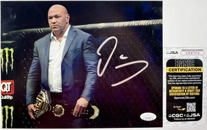 Foto firmada por el presidente de UFC, Dana White, 8x10 G autógrafo auténtico certificado de autenticidad MMA JSA - Imagen 1 de 1