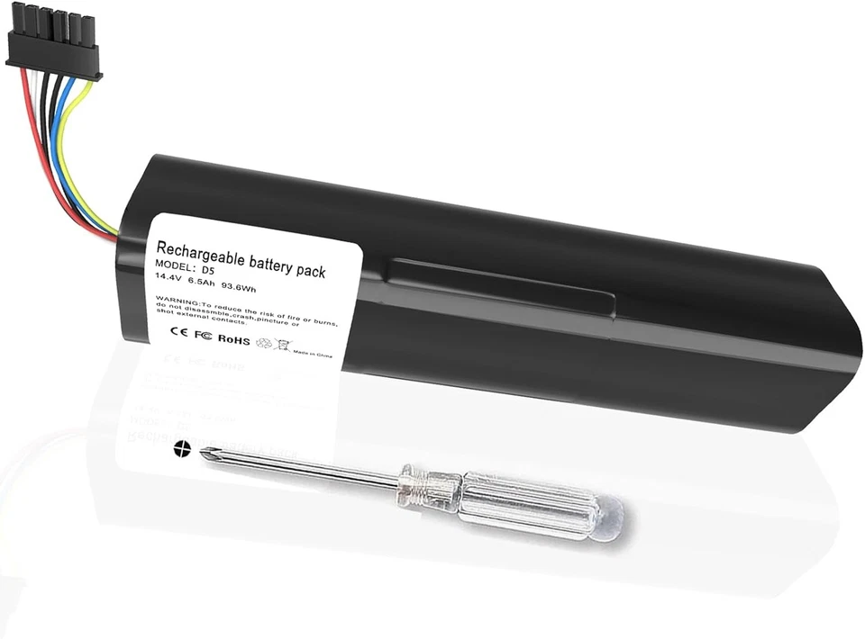 Сменный аккумулятор 6500 мАч для Neato D3 D4 D5 D6 D7 D3 D301 D303 D5 D502 D503 - Изображение 1 из 4