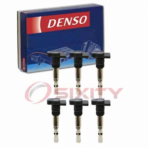 6 pc Denso Direct Ignition Coils for 2003-2005 Audi Allroad Quattro 2.7L V6 ie - Picture 1 of 5