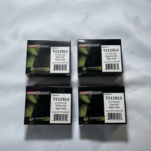 Lote de cartuchos de tinta T212XL para impresora Epson 212XL XP-4105 XP-4100 WF-2830 WF-2850 - Imagen 1 de 5