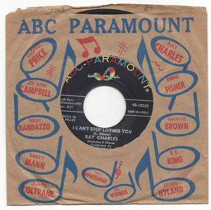 RAY CHARLES, "I CAN'T STOP LOVING YOU" - Picture 1 of 3