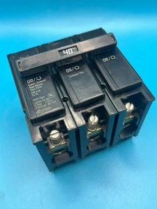 Disyuntor Eaton Cutler Hammer BR340 3 polos 40 A - Imagen 1 de 3