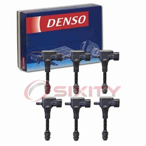 6 pc Denso Direct Ignition Coils for 2003-2006 Nissan 350Z 3.5L V6 Spark dx - Picture 1 of 5