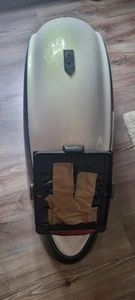 Fender hinten, Yamaha XVS 1100, gebraucht, schwarz/metallic-weiß, Motorrad, Teil - Bild 1 von 5