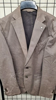 LBM 1911 Blazer мужской ЕС 52R / США 42R ограниченного тиража без подкладки сделано в Италии новом - Изображение 1 из 4